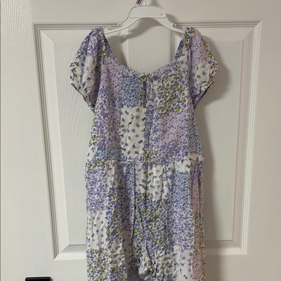 Floral Patchwork Romper - Picture 1 of 4